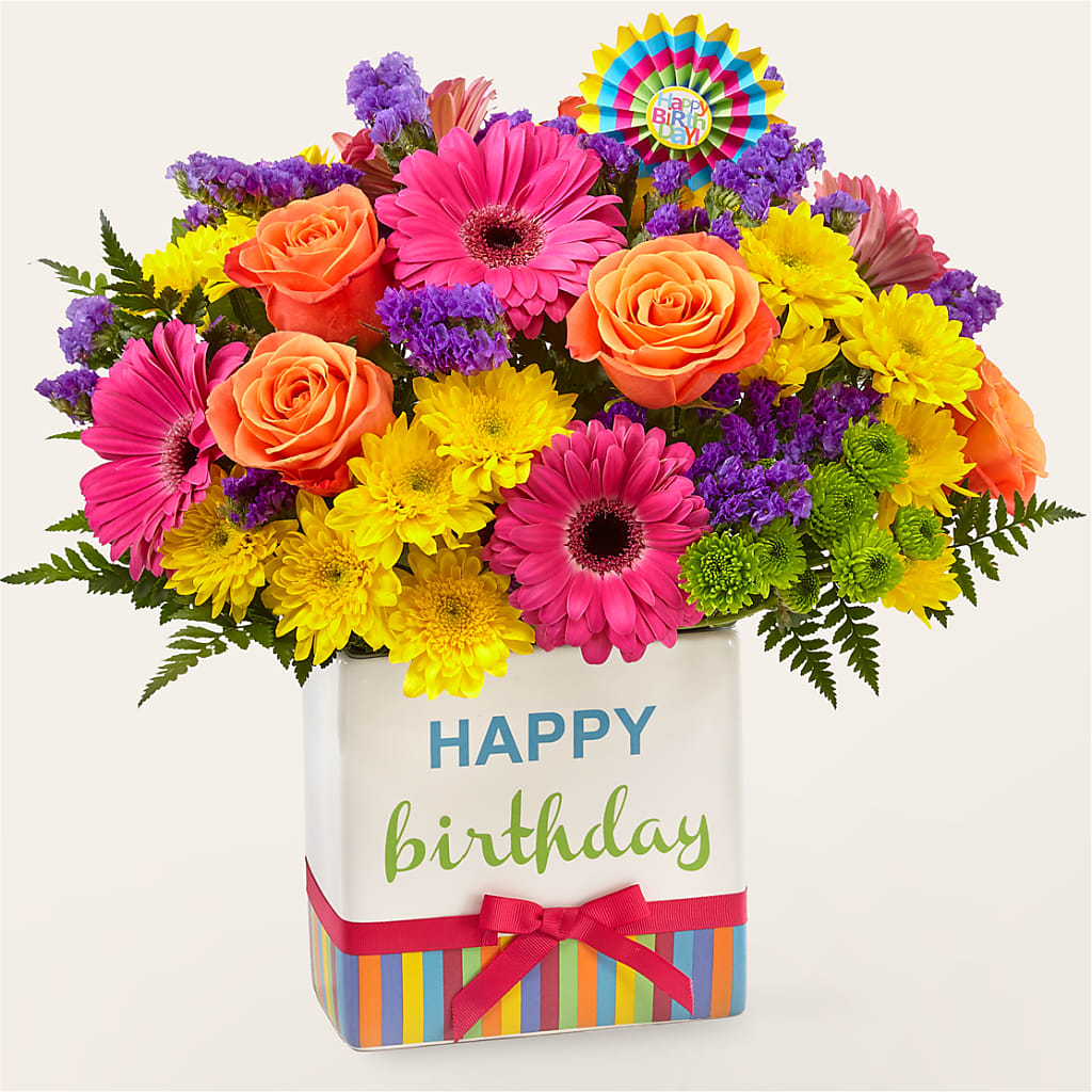 Birthday Brights Bouquet – ANITA'S FLOWERS AND ICE CREAM LLC, Passaic NJ