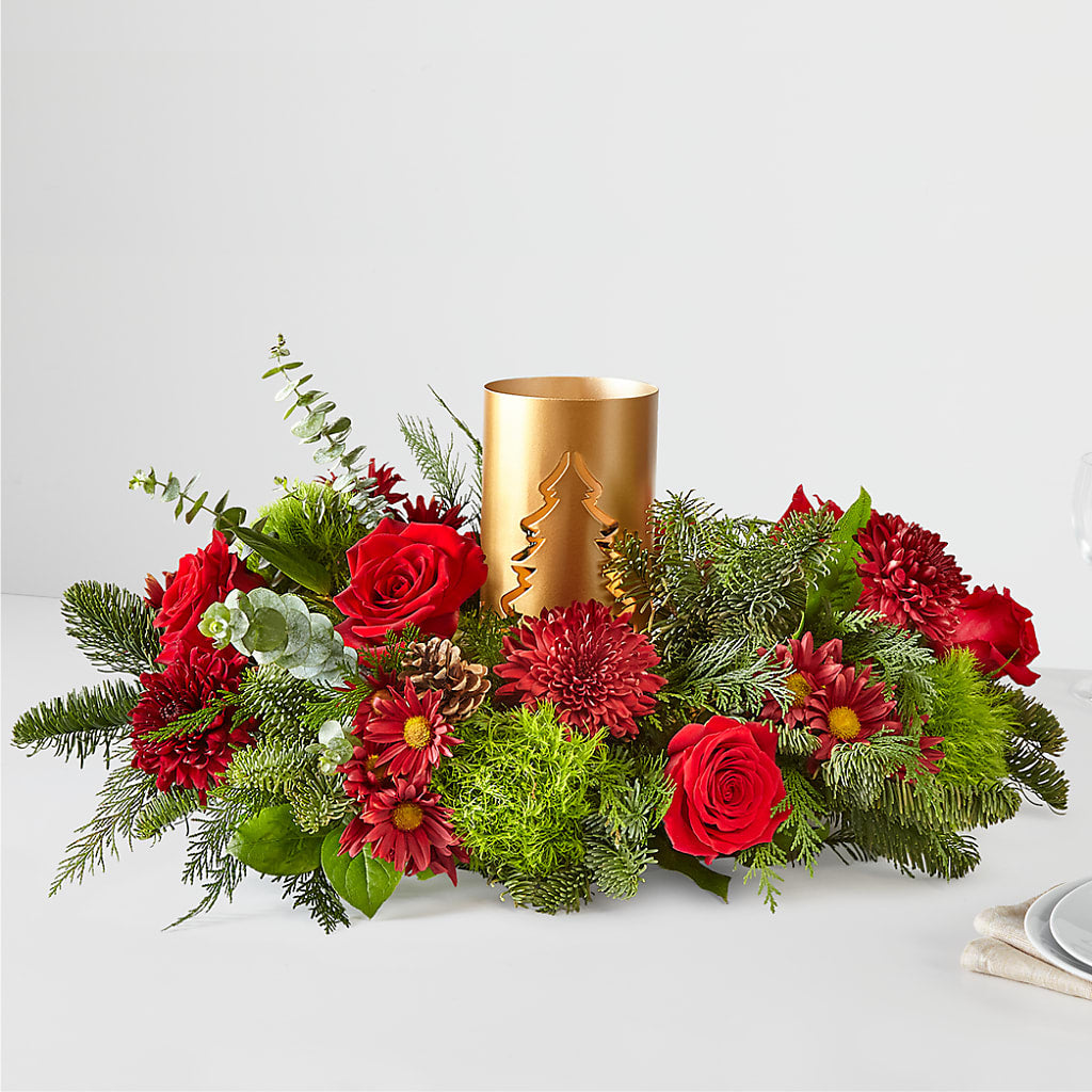 Toast the Season Centerpiece – ANITA'S FLOWERS AND ICE CREAM LLC, Passaic NJ