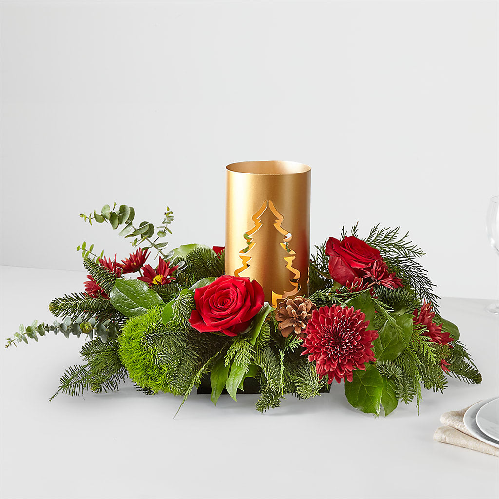 Toast the Season Centerpiece – ANITA'S FLOWERS AND ICE CREAM LLC, Passaic NJ