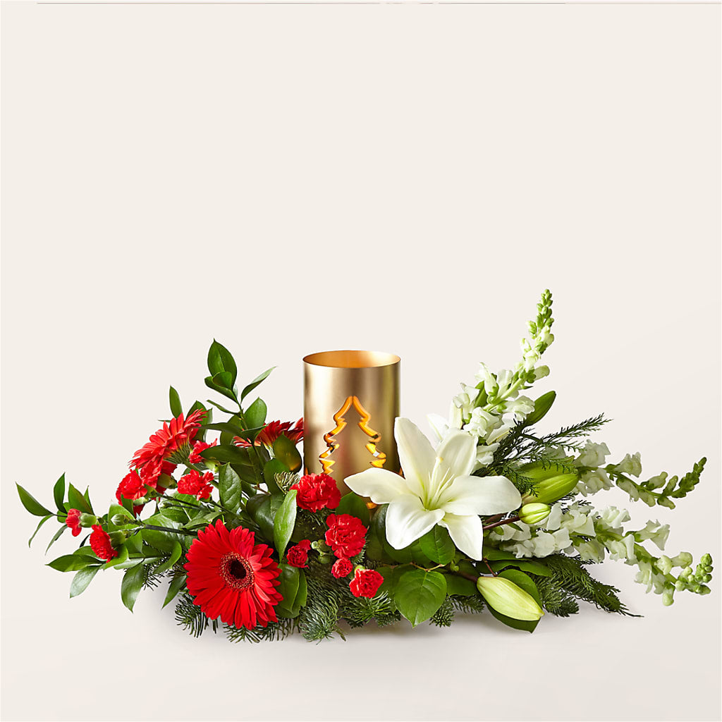 Mingle & Jingle Centerpiece – ANITA'S FLOWERS AND ICE CREAM LLC, Passaic NJ