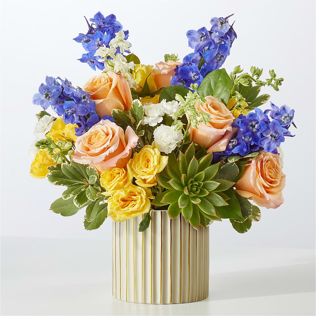 Cobalt Reverie Bouquet – ANITA'S FLOWERS AND ICE CREAM LLC, Passaic NJ