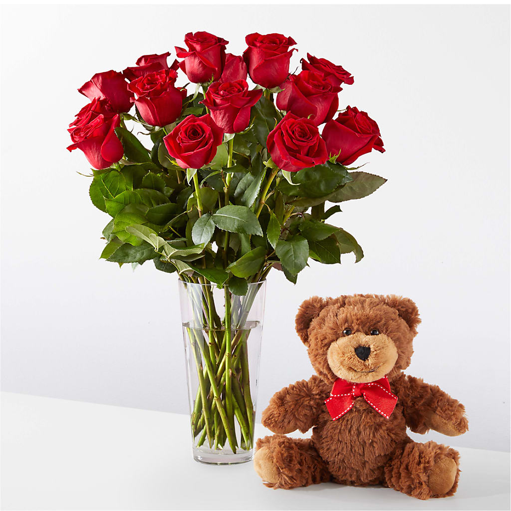 Romantic Long Stem Red Rose Bouquet Bundles – ANITA'S FLOWERS AND ICE CREAM LLC, Passaic NJ