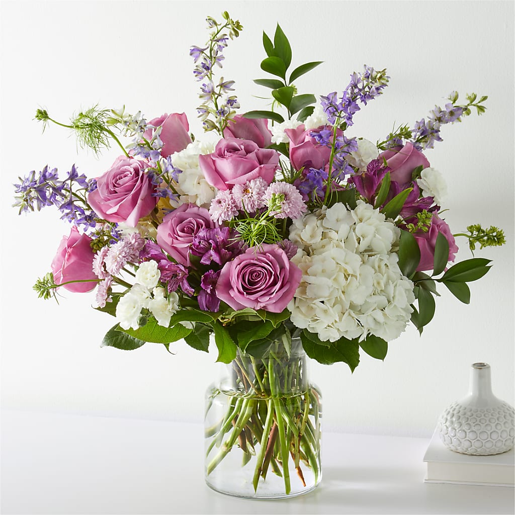 Violet Caress Bouquet – ANITA'S FLOWERS AND ICE CREAM LLC, Passaic NJ