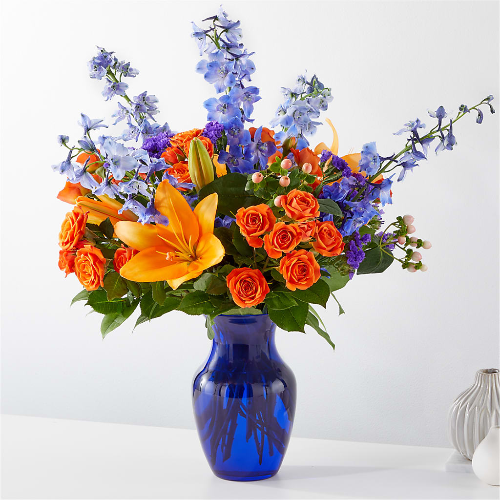 Radiant Citrus Bouquet – ANITA'S FLOWERS AND ICE CREAM LLC, Passaic NJ