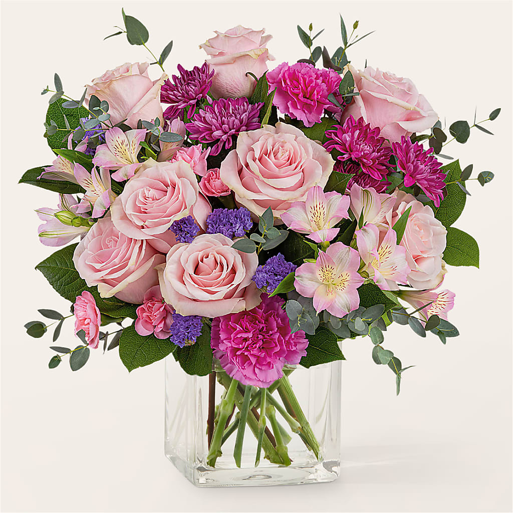 Rosy Radiance Bouquet – ANITA'S FLOWERS AND ICE CREAM LLC, Passaic NJ