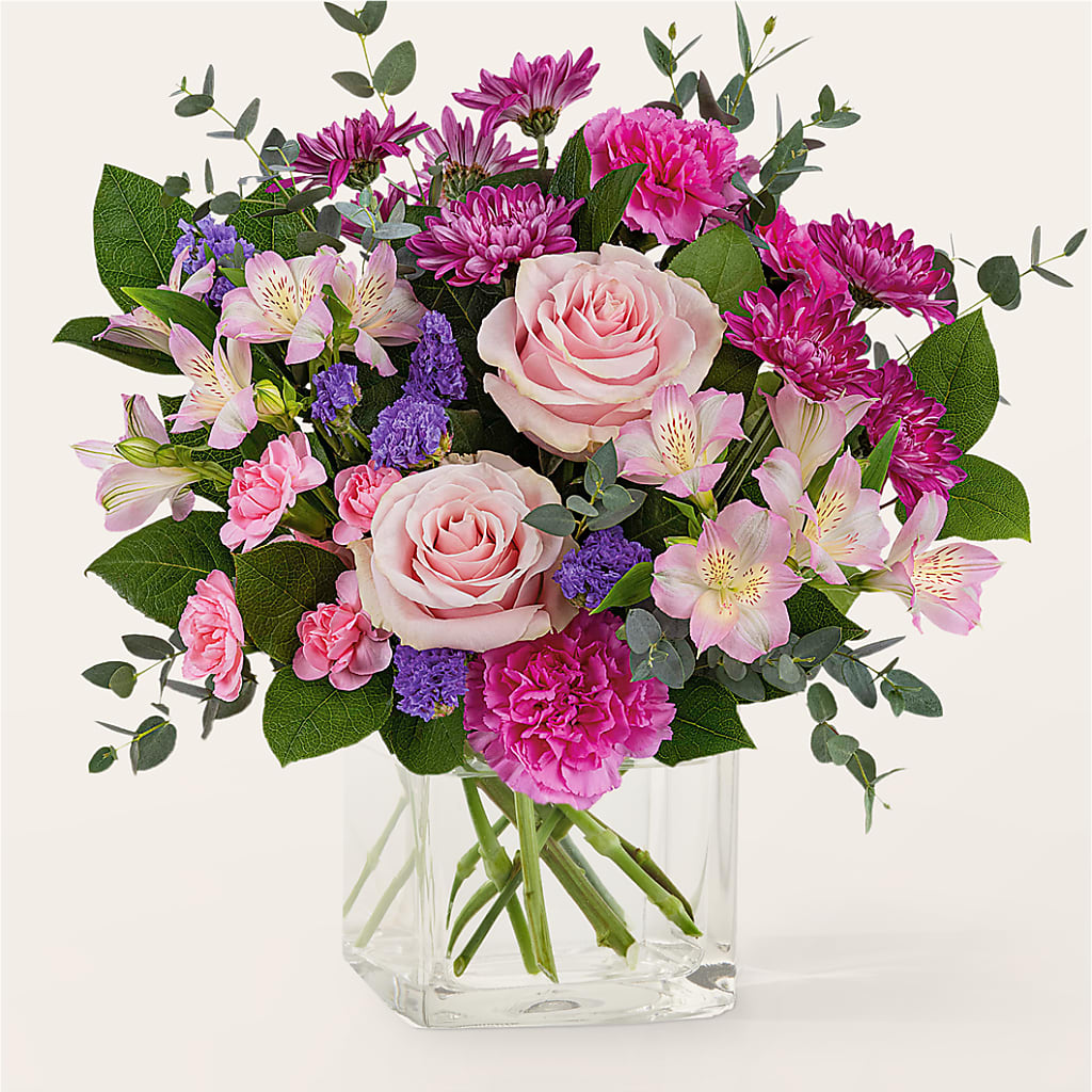 Rosy Radiance Bouquet – ANITA'S FLOWERS AND ICE CREAM LLC, Passaic NJ