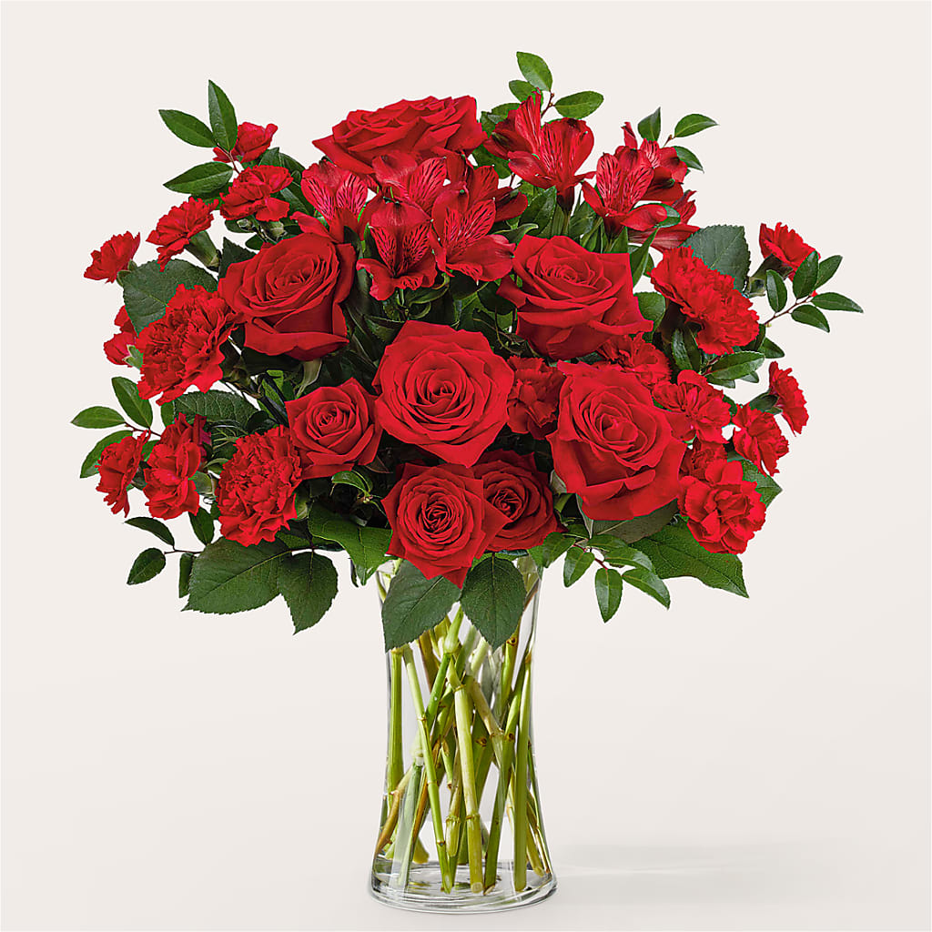 Brilliant Ruby Bouquet – ANITA'S FLOWERS AND ICE CREAM LLC, Passaic NJ