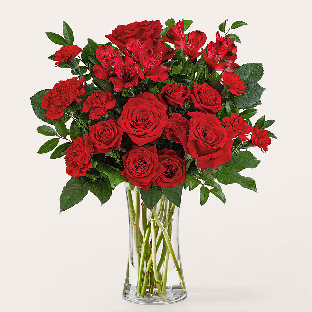Brilliant Ruby Bouquet – ANITA'S FLOWERS AND ICE CREAM LLC, Passaic NJ