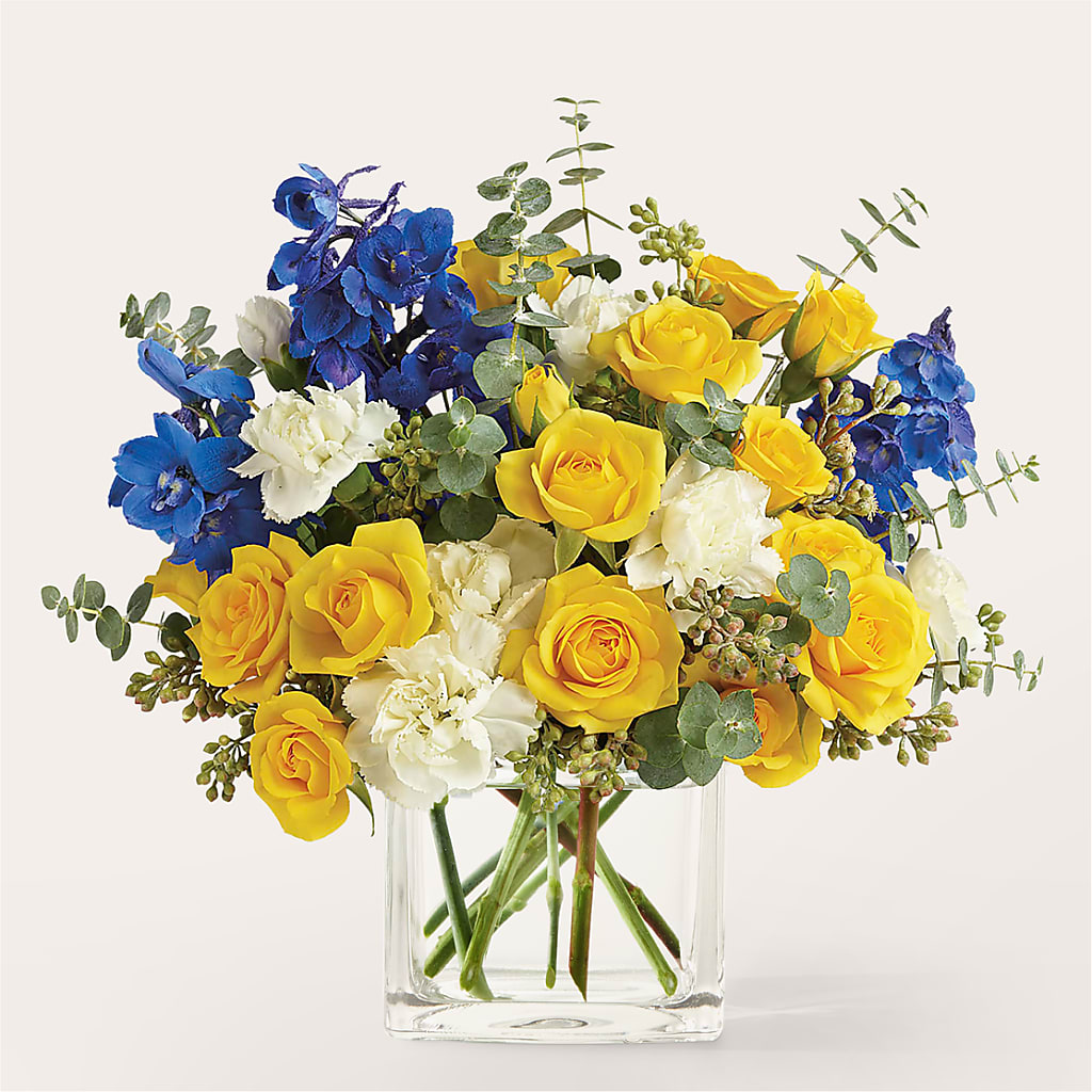 Sparkling Citrine Bouquet – ANITA'S FLOWERS AND ICE CREAM LLC, Passaic NJ