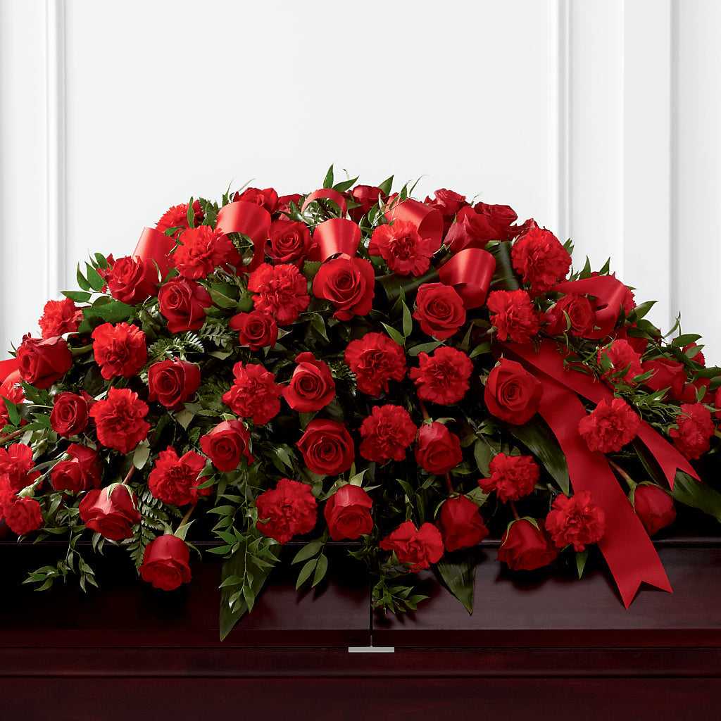 Tribute of Life Casket Spray – ANITA'S FLOWERS AND ICE CREAM LLC, Passaic NJ