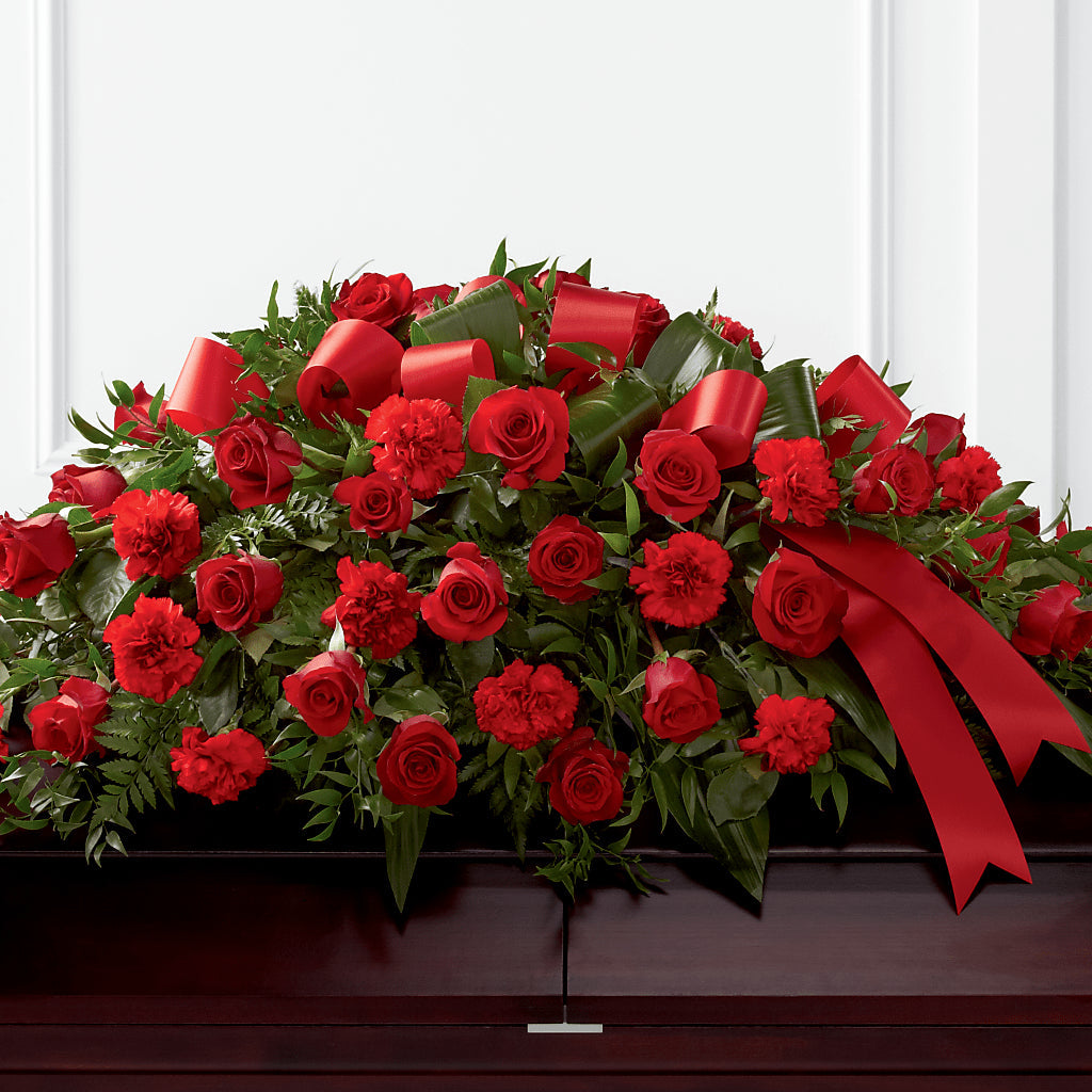Tribute of Life Casket Spray – ANITA'S FLOWERS AND ICE CREAM LLC, Passaic NJ