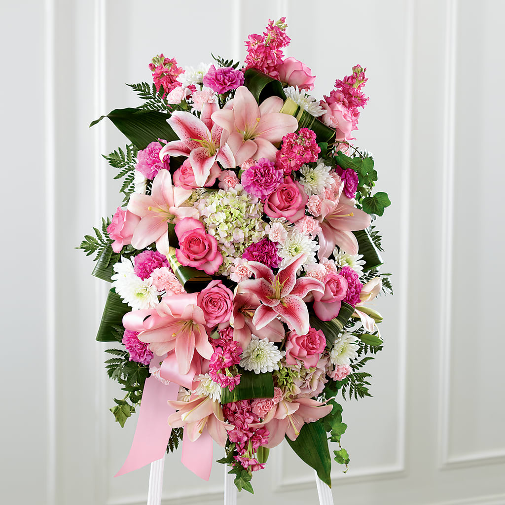 Comforting Standing Spray – ANITA'S FLOWERS AND ICE CREAM LLC, Passaic NJ