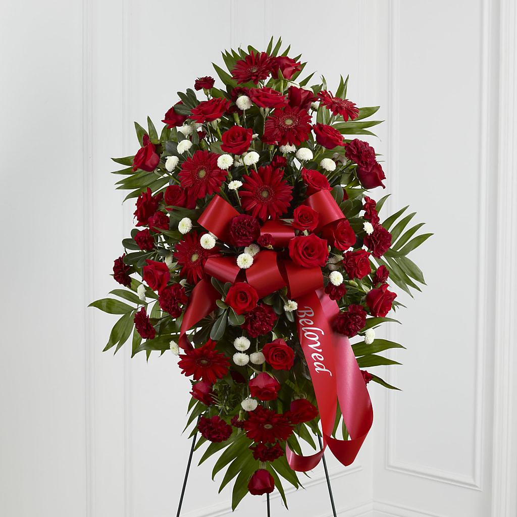 Treasured Memories Standing Spray – ANITA'S FLOWERS AND ICE CREAM LLC, Passaic NJ