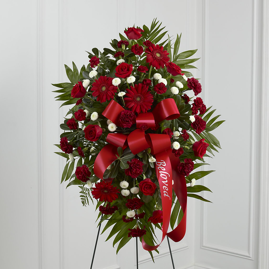 Treasured Memories Standing Spray – ANITA'S FLOWERS AND ICE CREAM LLC, Passaic NJ