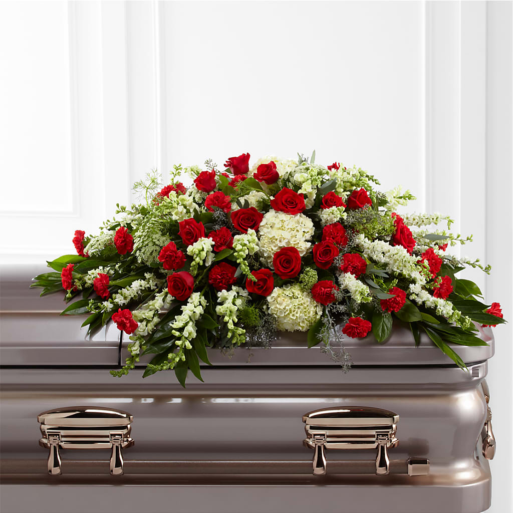 Sincerity Casket Spray – ANITA'S FLOWERS AND ICE CREAM LLC, Passaic NJ
