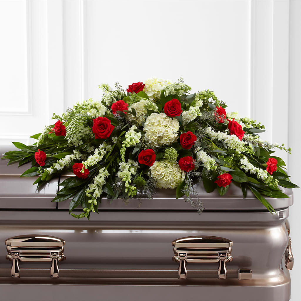 Sincerity Casket Spray – ANITA'S FLOWERS AND ICE CREAM LLC, Passaic NJ
