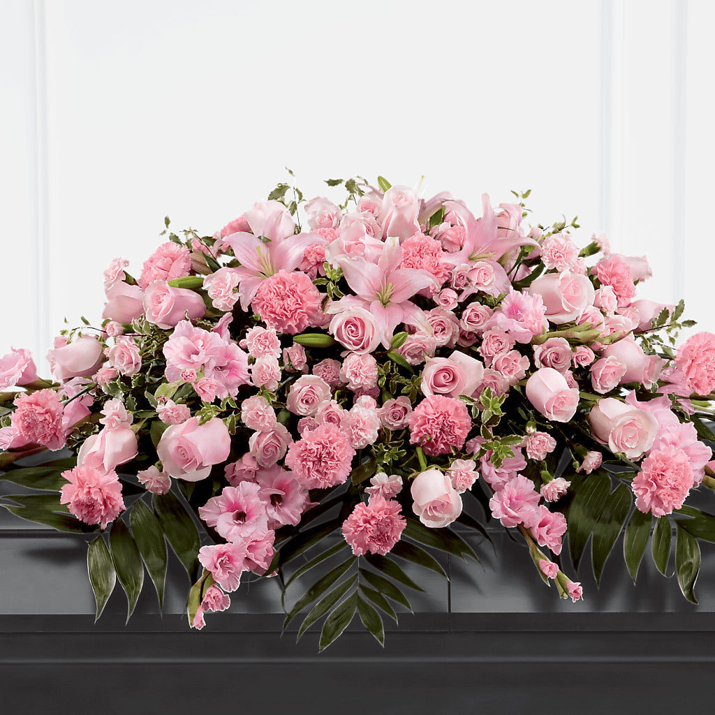 Garden of Comfort Casket Spray (Standard) – ANITA'S FLOWERS AND ICE CREAM LLC, Passaic NJ