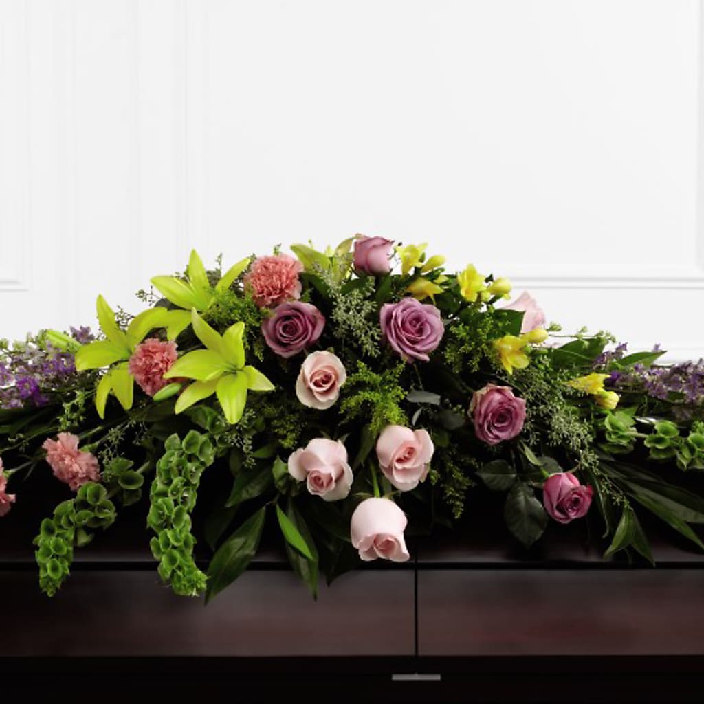 Forever Beloved Casket Spray – ANITA'S FLOWERS AND ICE CREAM LLC, Passaic NJ