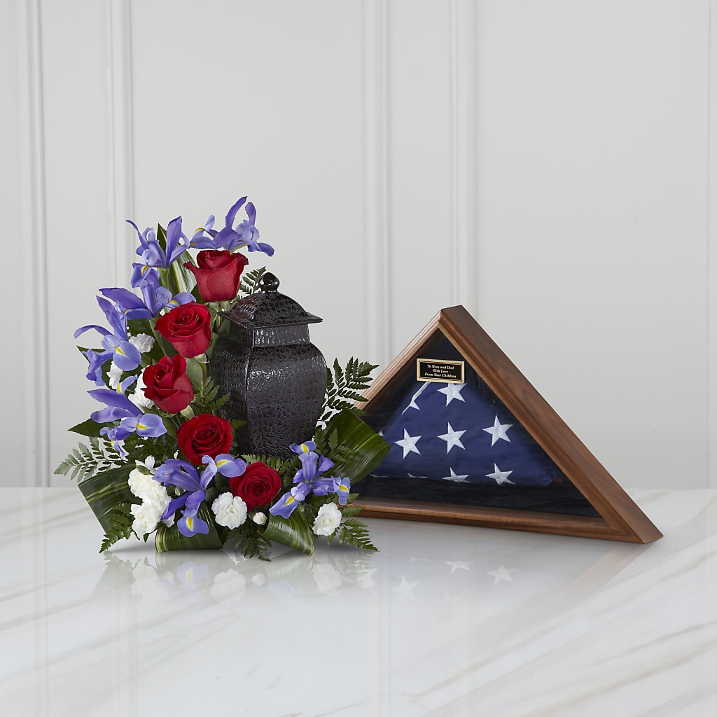 Patriotic Tribute Arrangement – ANITA'S FLOWERS AND ICE CREAM LLC, Passaic NJ