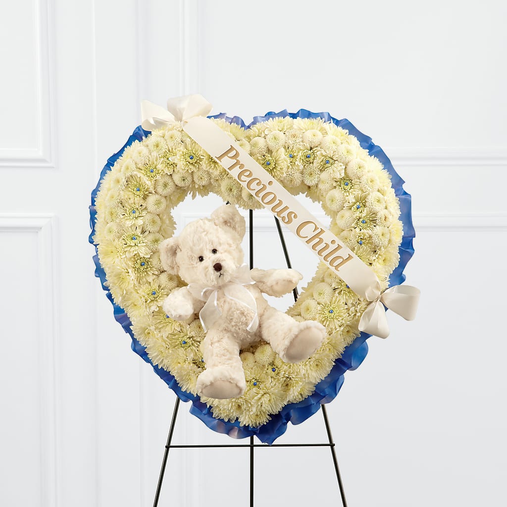 Precious Child Standing Heart – ANITA'S FLOWERS AND ICE CREAM LLC, Passaic NJ