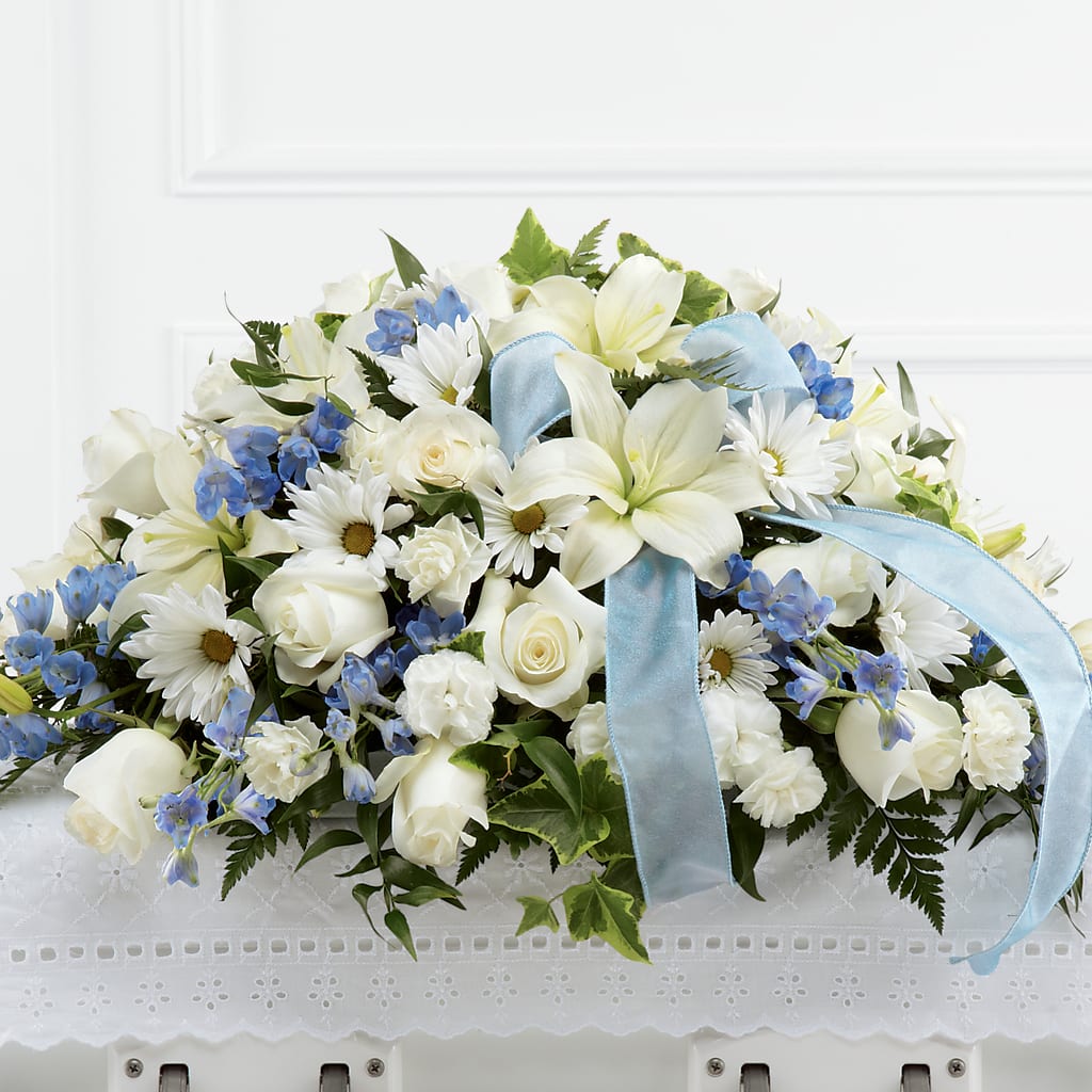 Tender Treasure Casket Spray – ANITA'S FLOWERS AND ICE CREAM LLC, Passaic NJ
