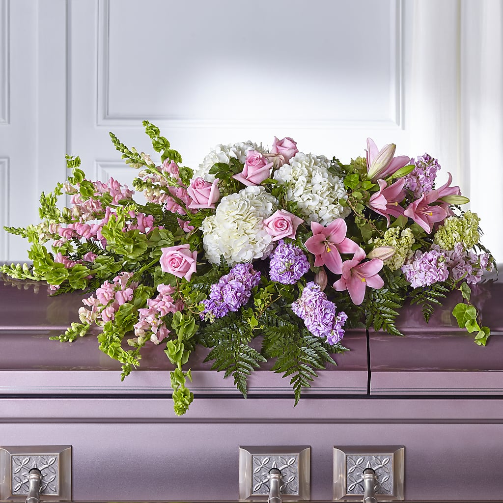 Life's Gratitude Casket Spray – ANITA'S FLOWERS AND ICE CREAM LLC, Passaic NJ