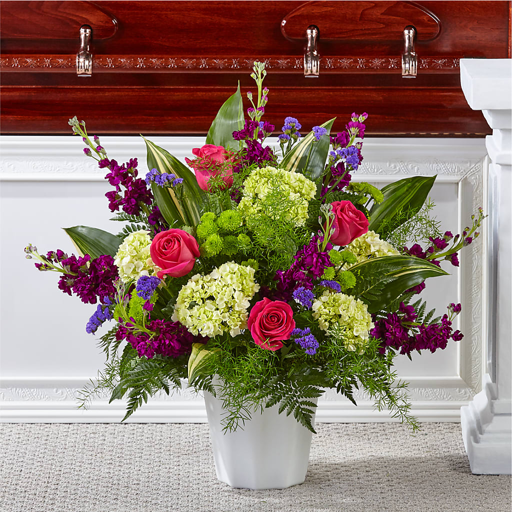 Beautiful Horizons Floor Basket – ANITA'S FLOWERS AND ICE CREAM LLC, Passaic NJ