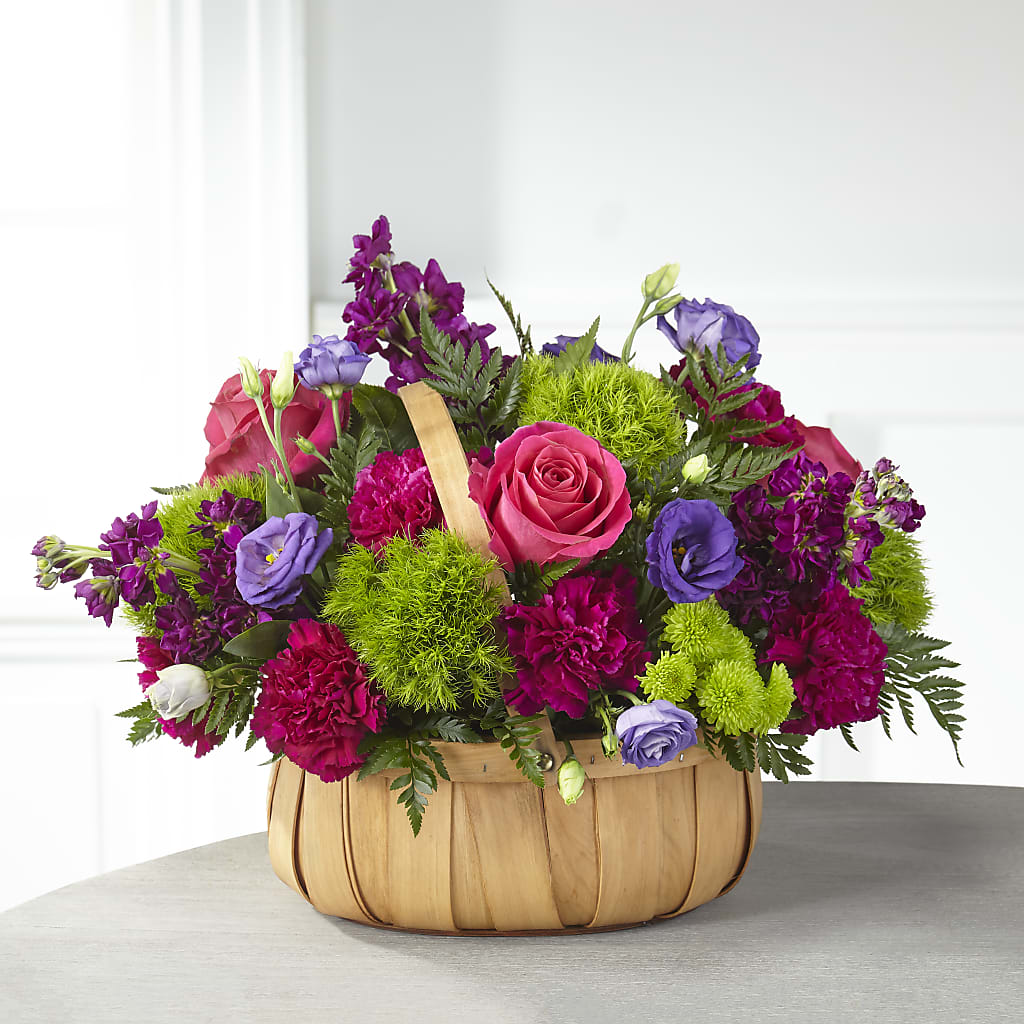 Serene Sanctuary Basket – ANITA'S FLOWERS AND ICE CREAM LLC, Passaic NJ