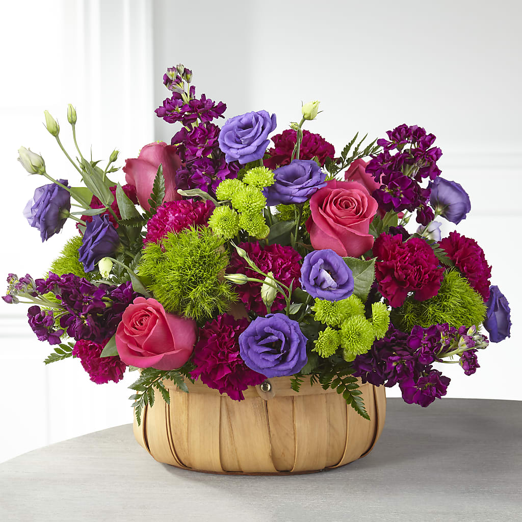 Serene Sanctuary Basket – ANITA'S FLOWERS AND ICE CREAM LLC, Passaic NJ