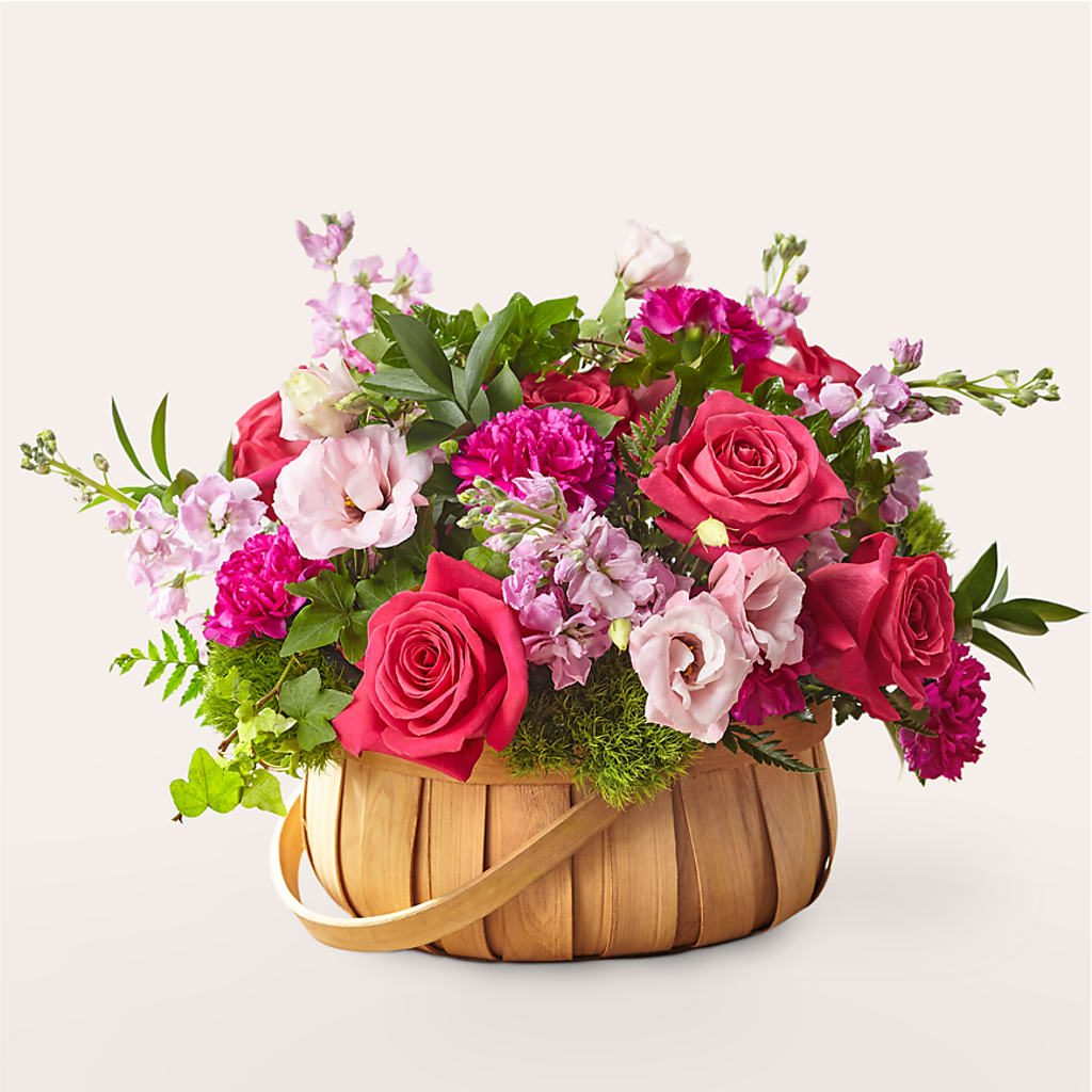 Radiance in Bloom Basket – ANITA'S FLOWERS AND ICE CREAM LLC, Passaic NJ