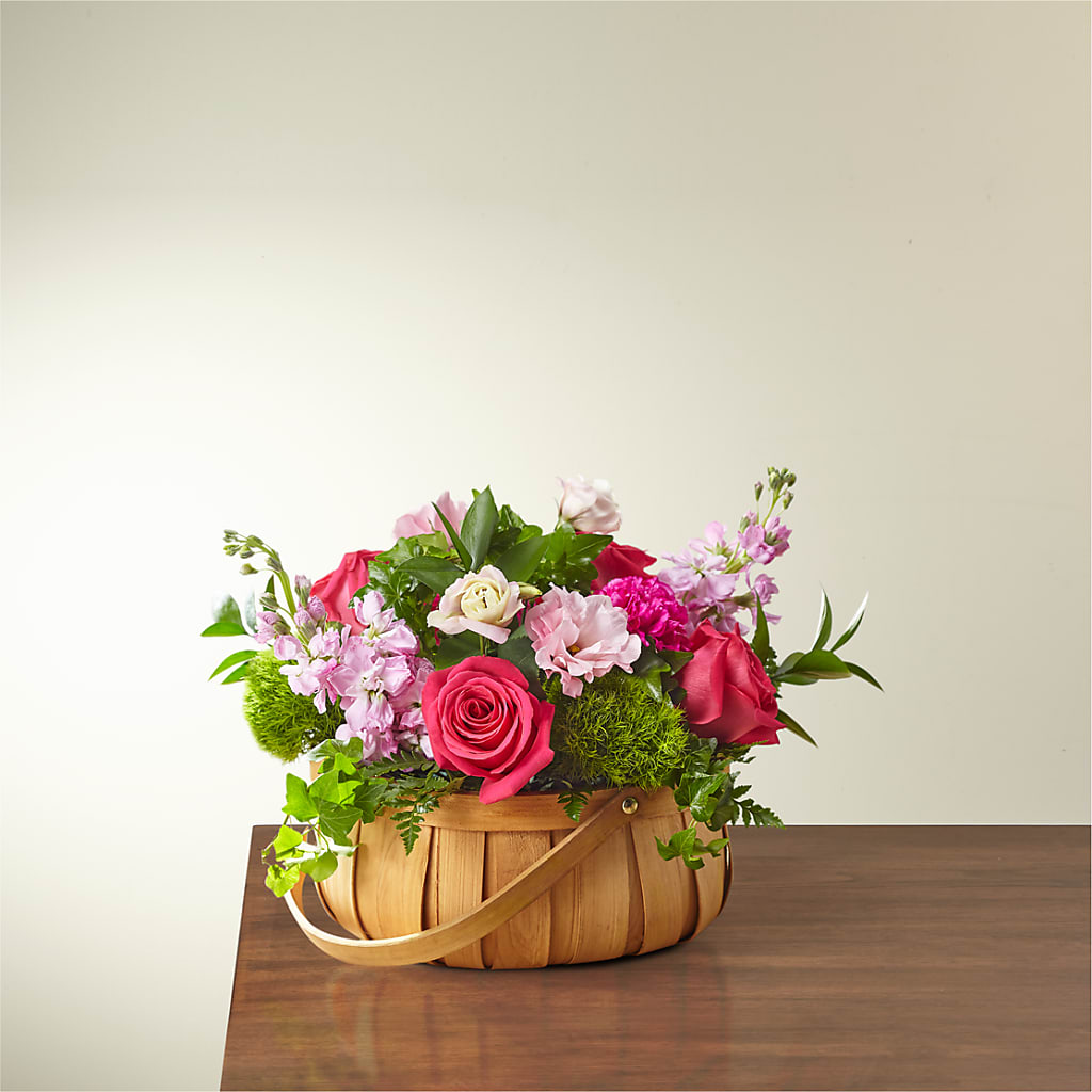 Radiance in Bloom Basket – ANITA'S FLOWERS AND ICE CREAM LLC, Passaic NJ