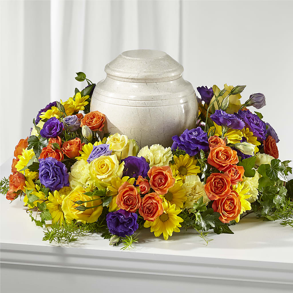 Blossoms of Remembrance Cremation Adornment – ANITA'S FLOWERS AND ICE CREAM LLC, Passaic NJ
