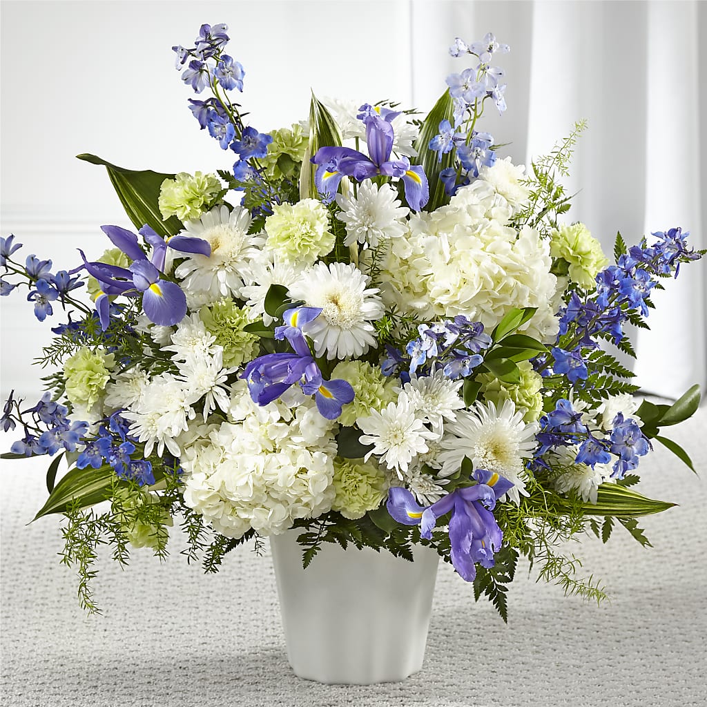 Soft Serenity Floor Basket – ANITA'S FLOWERS AND ICE CREAM LLC, Passaic NJ