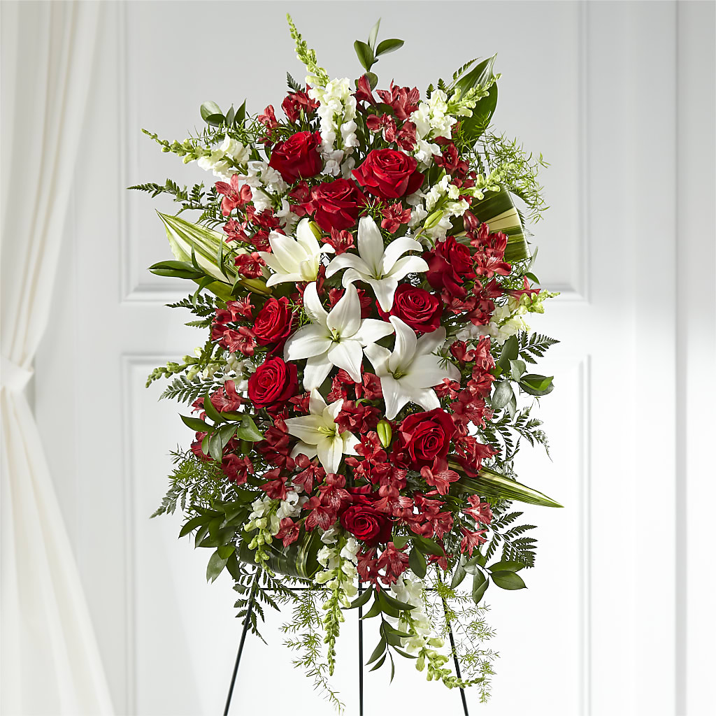 Everlasting Memory Standing Spray – ANITA'S FLOWERS AND ICE CREAM LLC, Passaic NJ