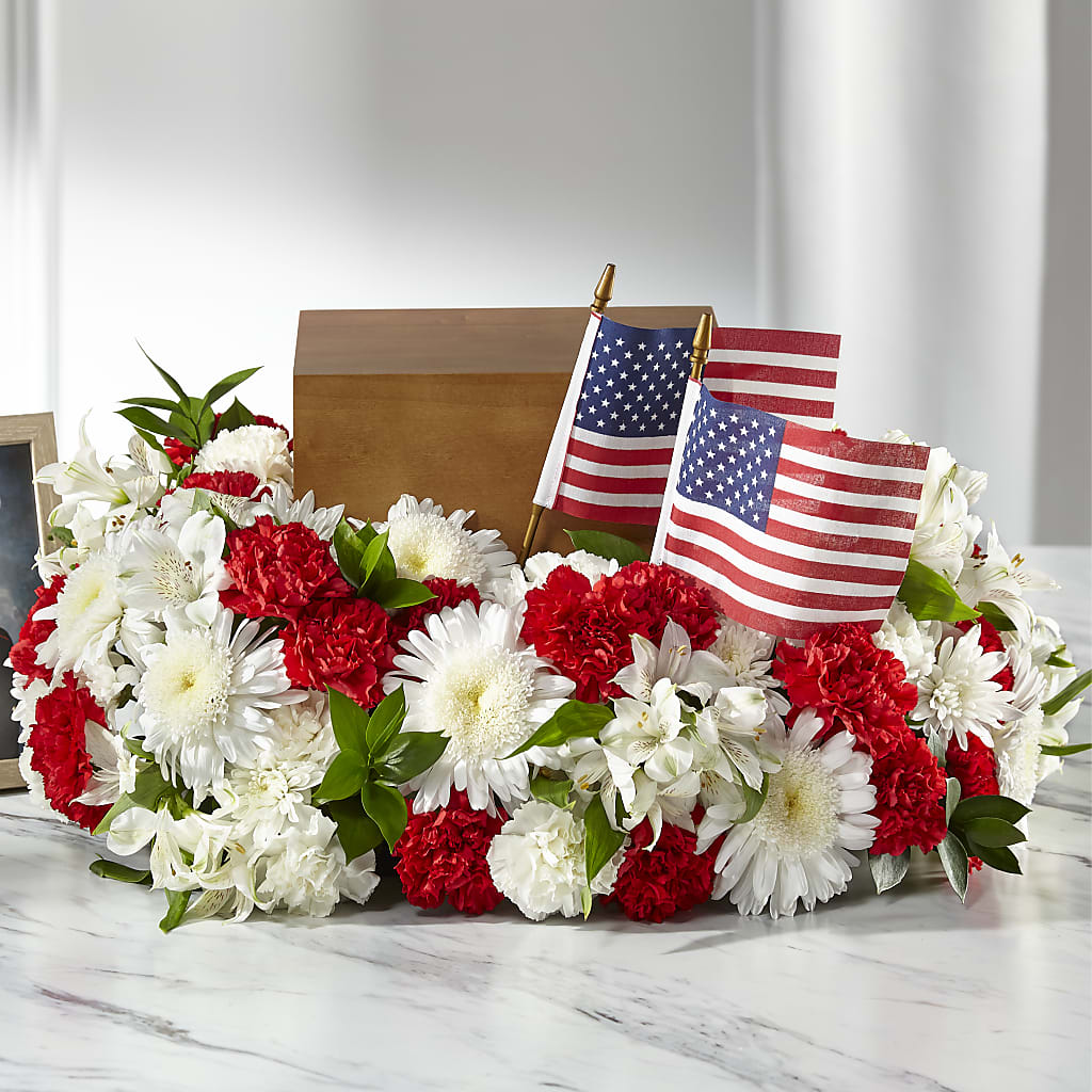 Spirit of Patriotism Cremation Adornment – ANITA'S FLOWERS AND ICE CREAM LLC, Passaic NJ