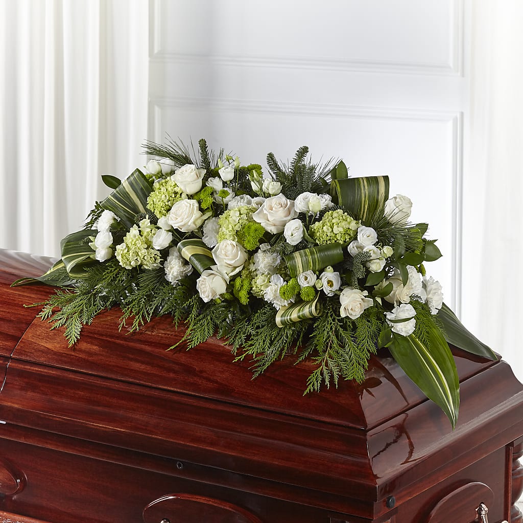 Hopeful Gesture Casket Spray – ANITA'S FLOWERS AND ICE CREAM LLC, Passaic NJ