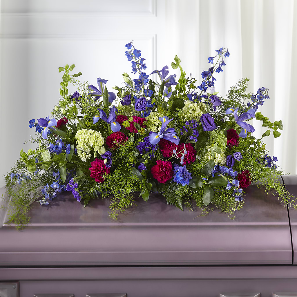 Always Treasured Casket Spray – ANITA'S FLOWERS AND ICE CREAM LLC, Passaic NJ