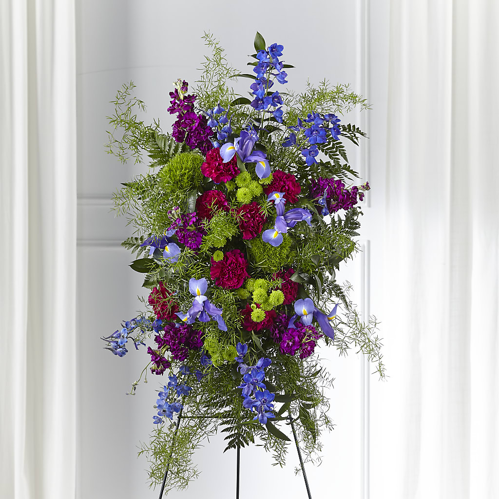 Heavenly Skies Standing Spray – ANITA'S FLOWERS AND ICE CREAM LLC, Passaic NJ