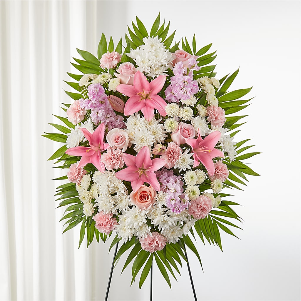 Offering Solace Standing Spray – ANITA'S FLOWERS AND ICE CREAM LLC, Passaic NJ