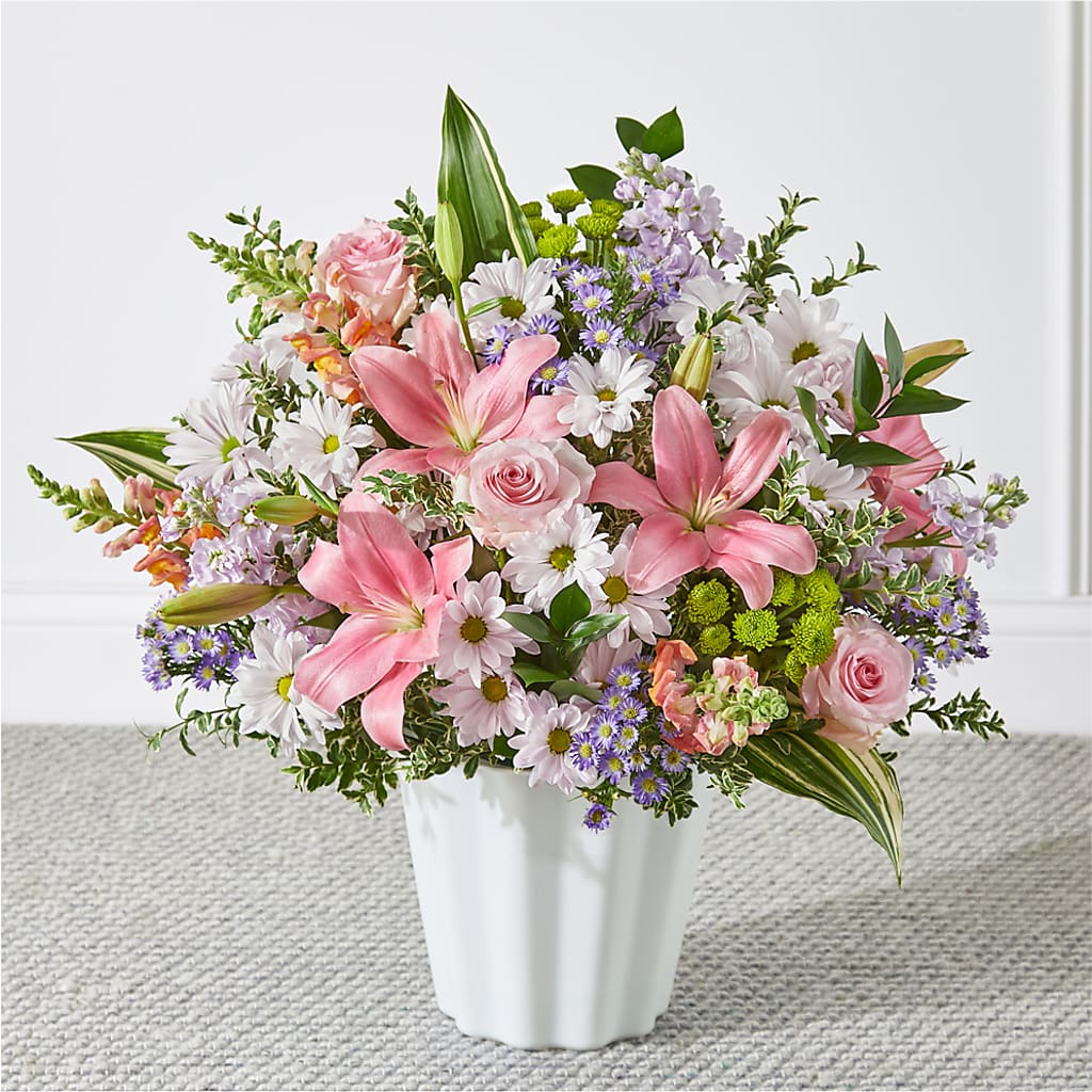 Abundant Compassion Floor Basket – ANITA'S FLOWERS AND ICE CREAM LLC, Passaic NJ