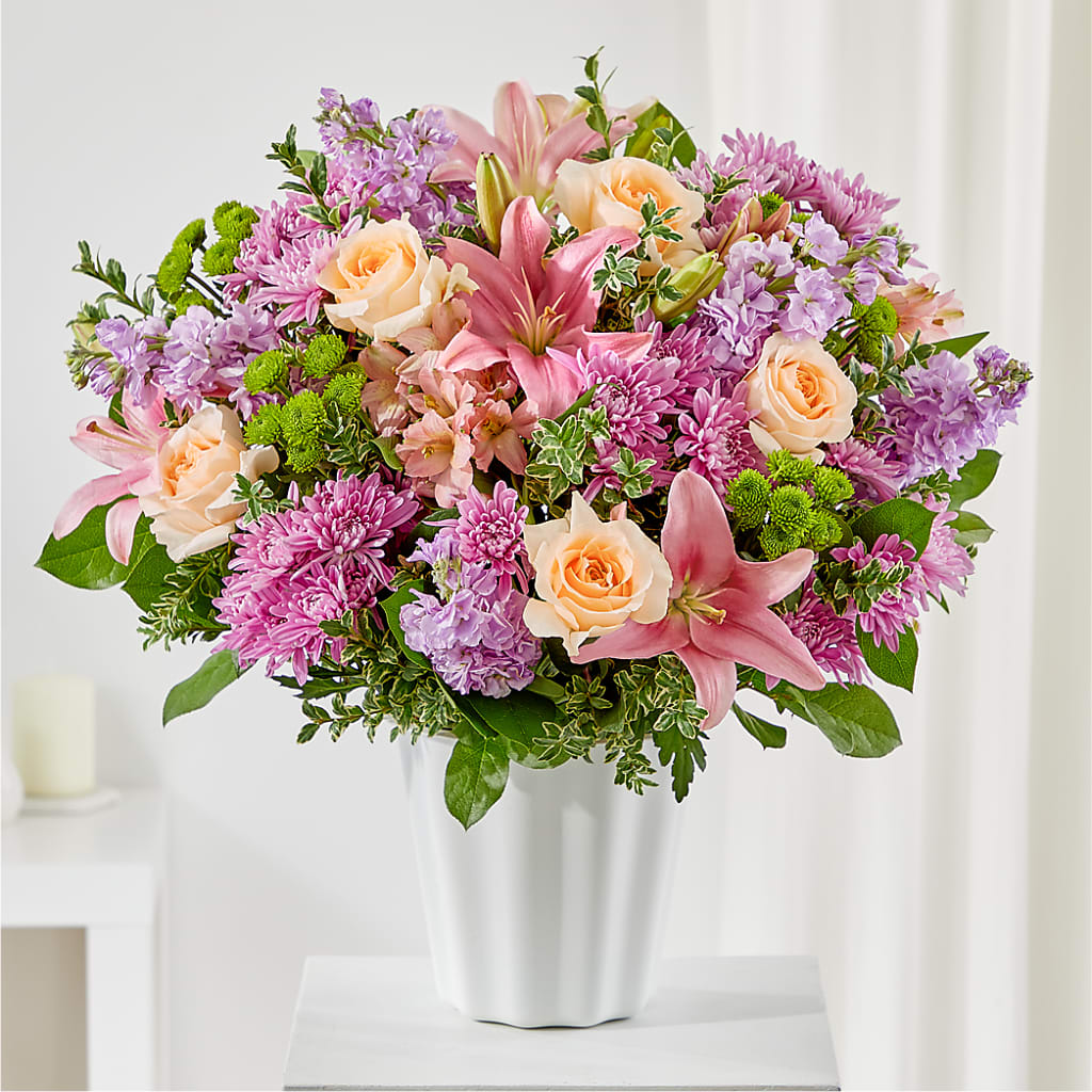 Supportive Embrace Tabletop Basket – ANITA'S FLOWERS AND ICE CREAM LLC, Passaic NJ