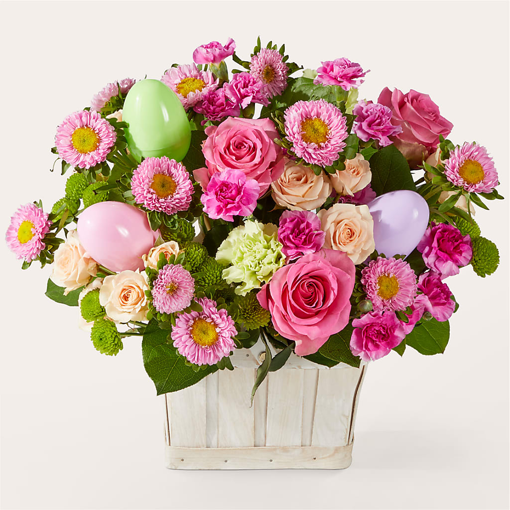 Get Eggcited Basket – ANITA'S FLOWERS AND ICE CREAM LLC, Passaic NJ