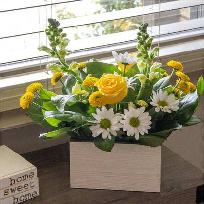 Sun Salutation Box Bouquet – ANITA'S FLOWERS AND ICE CREAM LLC, Passaic NJ
