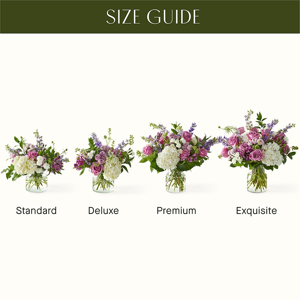 Violet Caress Bouquet – ANITA'S FLOWERS AND ICE CREAM LLC, Passaic NJ