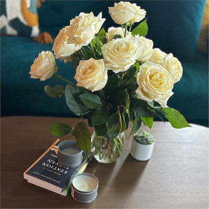 Long Stem Yellow Rose Bouquet – ANITA'S FLOWERS AND ICE CREAM LLC, Passaic NJ