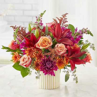 Burgundy Landscape Bouquet – ANITA'S FLOWERS AND ICE CREAM LLC, Passaic NJ