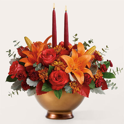 Fruits of Fall Centerpiece – ANITA'S FLOWERS AND ICE CREAM LLC, Passaic NJ