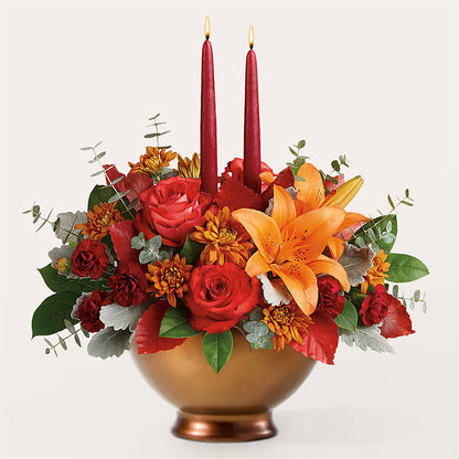 Fruits of Fall Centerpiece – ANITA'S FLOWERS AND ICE CREAM LLC, Passaic NJ