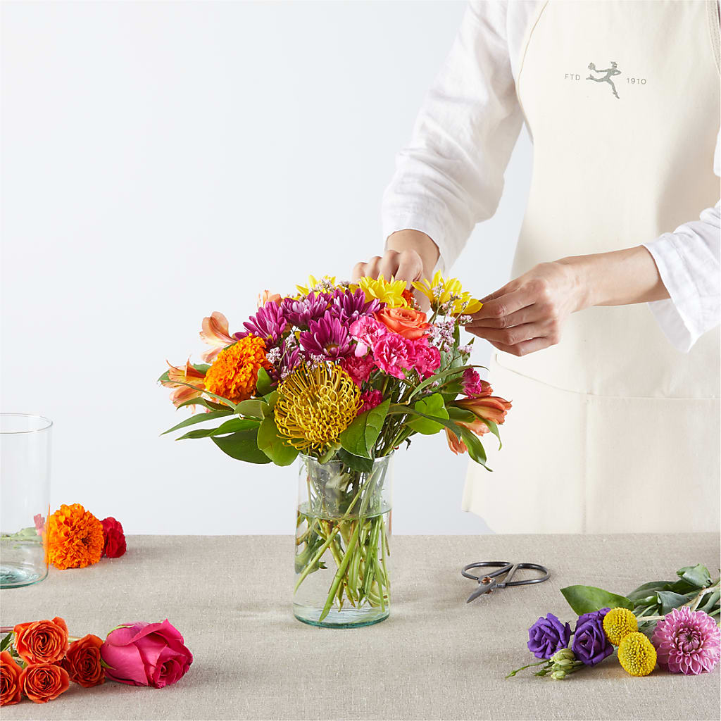 Feast of Color – A Florist Original – ANITA'S FLOWERS AND ICE CREAM LLC, Passaic NJ