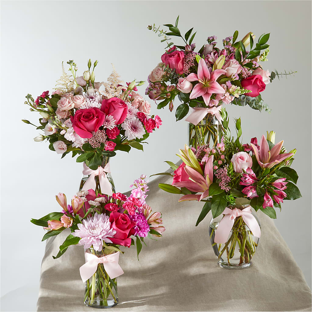 Pink Ribbon - A Florist Original – ANITA'S FLOWERS AND ICE CREAM LLC, Passaic NJ
